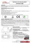 TPL VISION SWRTPL 1000 Manuel utilisateur