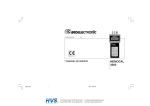 EROELECTRONIC Memocal 2000 Manuel utilisateur