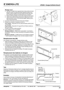 Emergi-Lite LPES300 Extrud-X Manuel utilisateur