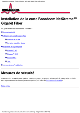 Guide Broadcom NetXtreme Fiber : AI Chat & PDF