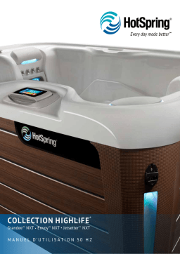 HotSpring Jetsetter NXT JtnE Manuel utilisateur