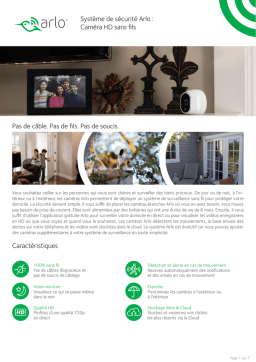 Arlo VMS3130, VMS3230: Chat IA & Téléchargement PDF