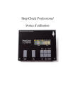 RH Designs Stop Clock Professional : IA et PDF