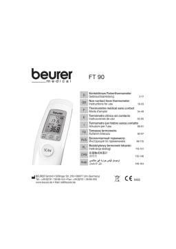 Beurer FT 90 Manuel utilisateur