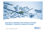 Instructions Compteurs d'&Eacute;nergie Saia: Chat IA et PDF