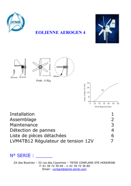 ATMB MARINE AEROGEN 4 Manuel utilisateur