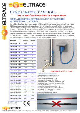 AQUACABLE : Fiche technique + Chat IA