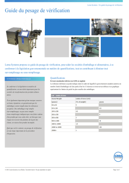 Guide du pesage de vérification | AI Chat & PDF