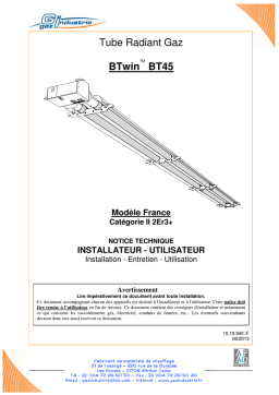 BTwin BT45 Tube Radiant Gaz : Chat IA & Téléchargement PDF