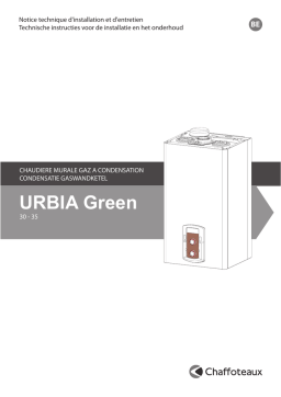 Chaffoteaux URBIA Green 30 Manuel utilisateur