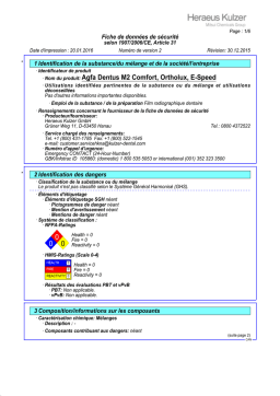 Heraeus Kulzer Agfa E-Speed Manuel utilisateur