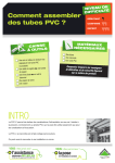 Leroy Merlin tubes PVC Mode d'emploi