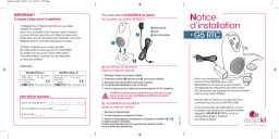 Notice d'installation TXA-G5 G5: Chat IA & PDF