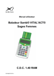 Manuel VITAL'ACT Lecteur de carte Vitale : Chat IA &amp; PDF