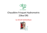 FRISQUET Hydromotrix 23kW ERS Manuel utilisateur