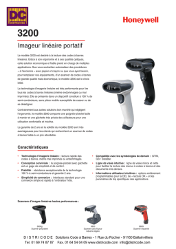 Honeywell 3200 Fiche Technique | AI Chat & PDF Access