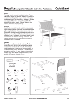 Regatta Lounge Chair : Chat IA et accès PDF