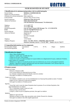 MINERAL COMPRESSOR OIL: Chat IA et Téléchargement PDF