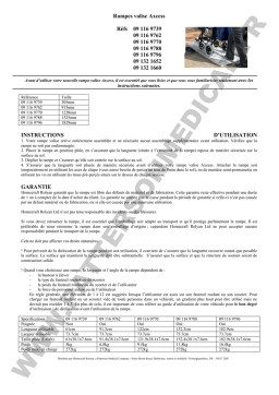 Rampes valises Homecraft Rolyan: AI Chat & PDF