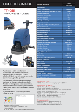 Numatic TT4055 Fiche Technique | AI Chat & PDF