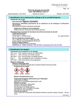 Heraeus Kulzer Signum connector Manuel utilisateur