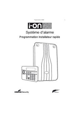 Scantronic i-On 40 Installation manuel