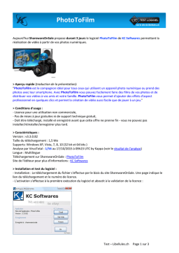 PhotoToFilm: Création Vidéo + Chat IA & Téléchargement PDF