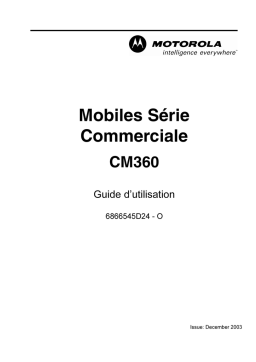 Motorola CM360 : Guide d'Utilisation + Chat IA