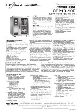Alto-Shaam CT PROformance CTP10-10E: AI Chat & PDF Access