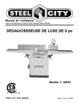 Steel City 40620 D&eacute;gauchisseuse: Aide IA et PDF