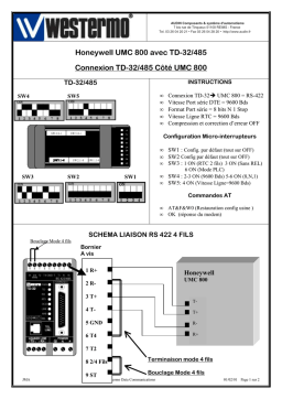 Westermo TD-32/485 Mode d'emploi