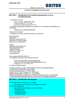 GAMAZYME 700FN: Fiche Sécurité + Chat IA