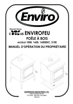 Enviro 1000 Manuel utilisateur