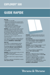 EXPLORER 500 Guide Rapide | AI Chat &amp; PDF Access