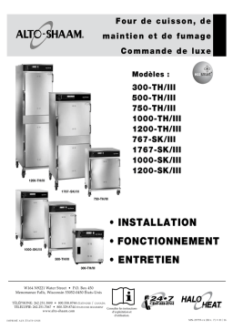 Alto-Shaam TH/III 300-TH/III Manuel utilisateur