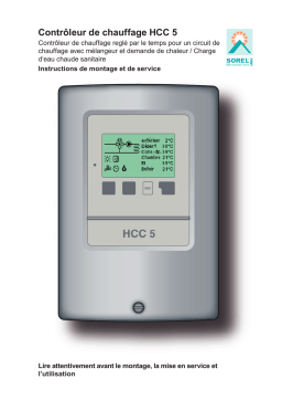 Sorel HCC 5 Manuel utilisateur