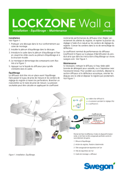 Swegon LOCKZONE W ALV 550-250 Installation manuel