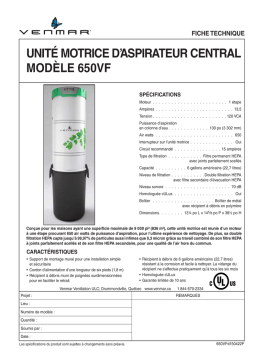 Venmar 650VF: Chat IA & Téléchargement PDF