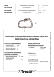 Fiche technique M12 Mousqueton Tractel | Chat IA et PDF