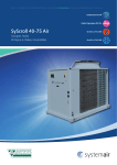 SystemAir SyScroll 40-75 Air CO Manuel utilisateur