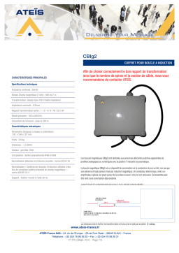 ATEÏS CBIg2 : Fiche technique avec IA Chat et PDF