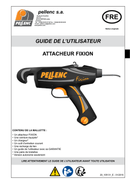PELLENC FIXION : Guide de l'utilisateur + Chat IA