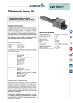 Satronic UVD 971 Manuel utilisateur