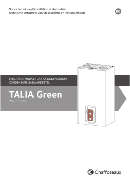 Chaffoteaux TALIA Green 25 Manuel utilisateur