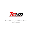 ZatYoo ZatYoo Touchscreen Manuel utilisateur