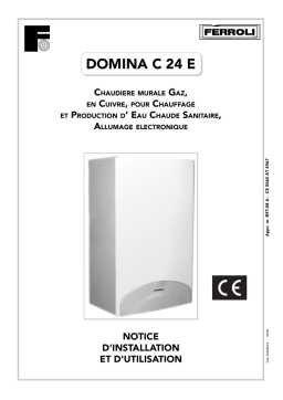 Ferroli DOMINA C 24 E Manuel utilisateur