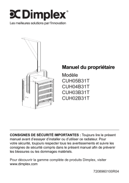 Dimplex CUH 02B31T Manuel du propriétaire