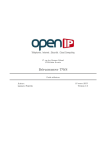 OpenIP TWS Mode d'emploi