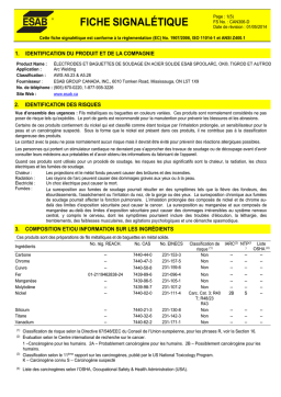 ESAB Électrodes et baguettes de soudage Manuel utilisateur