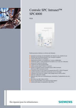 Siemens SPCE452.100 Manuel utilisateur